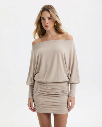 ARIA | SOLA Ruched Mini Dress