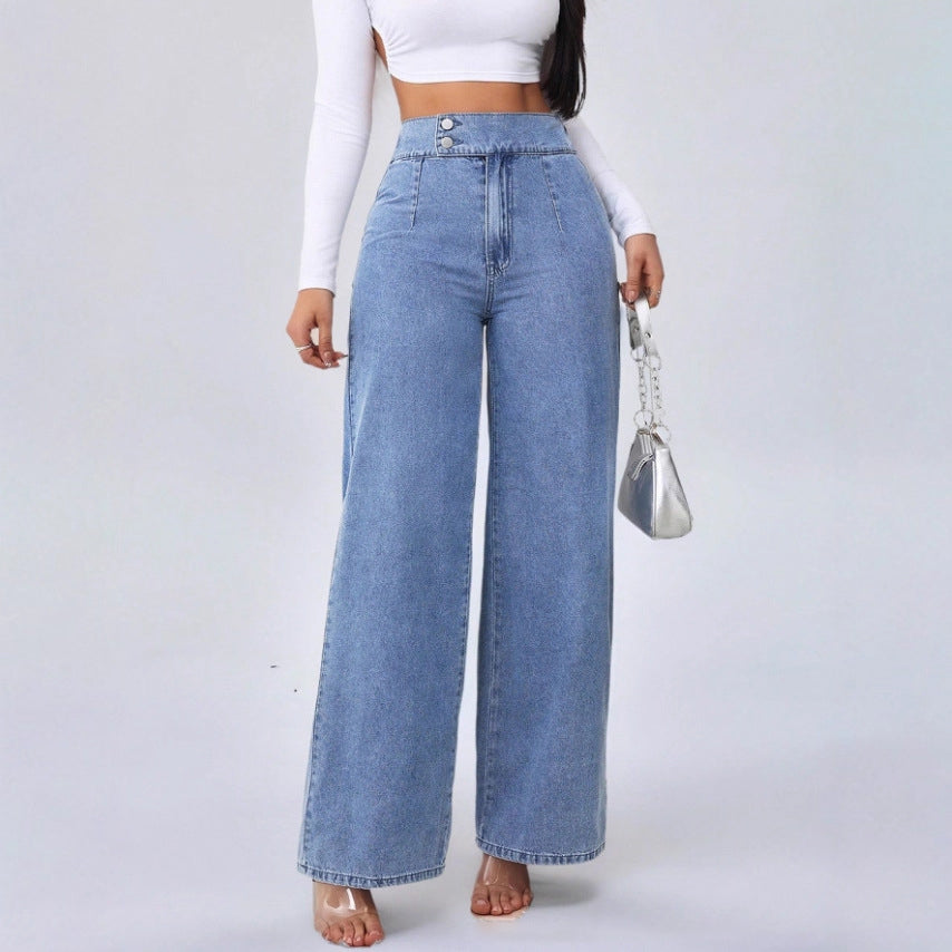 LUMERA | Straight Leg Loose Fit Jeans